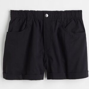 H&M High Waist Short Black Size M